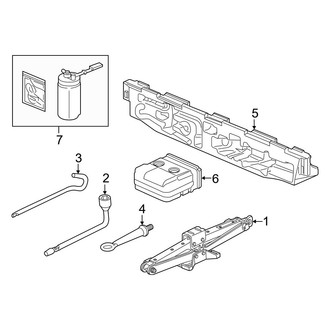Acura OE - Rear Body & Floor - Jack & Components