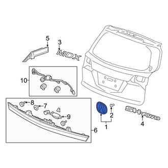 Acura OE - Rear Hatch Emblem