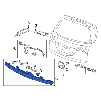 Acura OE - Rear Liftgate Finish Panel
