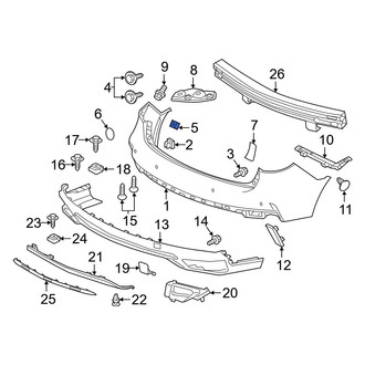 Acura OE - Bumper Cover Nut