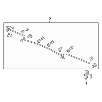 Acura OE - Rear Bumper - Electrical Components