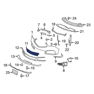 Acura OE - Front Lower Grille