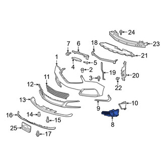 Acura OE - Front Left Fog Light Trim