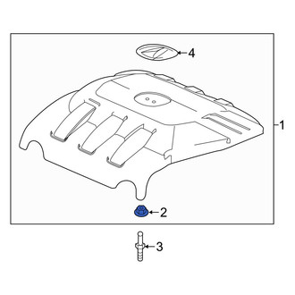 Acura OE - Engine Cover Mounting Bushing