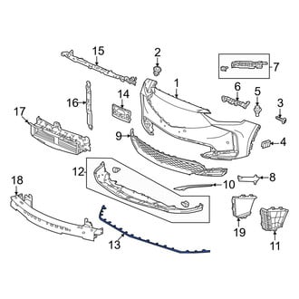 Acura OE - Front Radiator Support Air Deflector