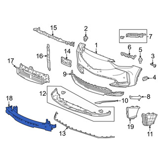 Acura OE - Front Bumper Impact Bar