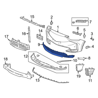 Acura OE - Front Lower Grille