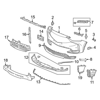 Acura OE - Front Bumper & Grille - Bumper & Components (Base / SH-AWD)