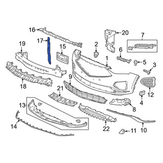 Acura OE - Bumper Cover Support Rail Bracket