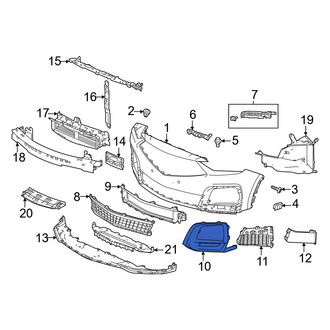 Acura OE - Front Right Bumper Trim
