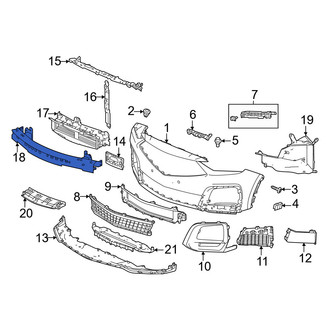 Acura OE - Front Bumper Impact Bar
