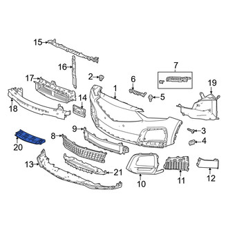 Acura OE - Front Upper Bumper Guide