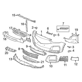 Acura OE - Front Bumper & Grille - Bumper & Components