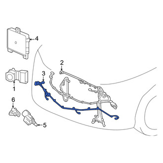 Acura OE - Front Lower Parking Aid System Wiring Harness