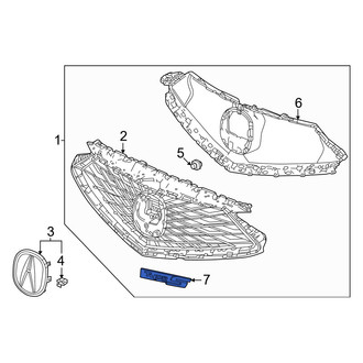 Acura OE - Front Grille Emblem