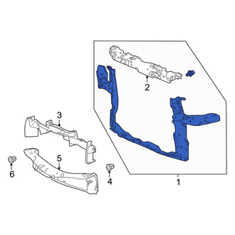 Acura OE - Front Radiator Support Panel