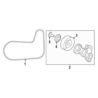 Acura OE - Cooling - Belts & Pulleys (3.0L)