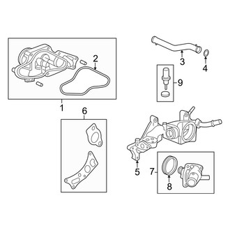 Acura OE - Cooling - Water Pump (Base / SH-AWD)