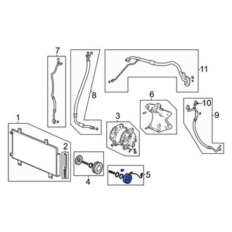 Acura OE - A/C Compressor Clutch Coil