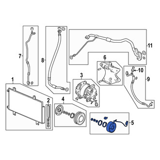 Acura OE - A/C Compressor Clutch Coil