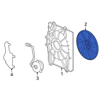 Acura OE - A/C Condenser Fan Blade