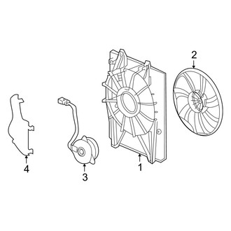 Acura OE - Air Conditioner & Heater - Condenser Fan (3.5L)