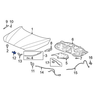 Acura OE - Front Hood Latch