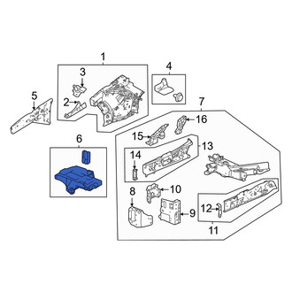 Acura OE - Front Battery Tray