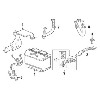 Acura OE - Electrical - Battery (3.0L)