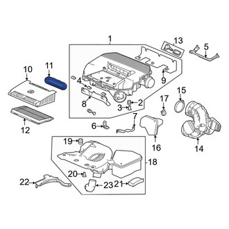 Acura OE - Air Filter Housing Adapter