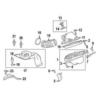 Acura OE - Engine / Transaxle - Air Intake (3.0L)