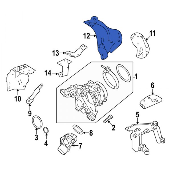 Turbocharger Mount Heat Shield