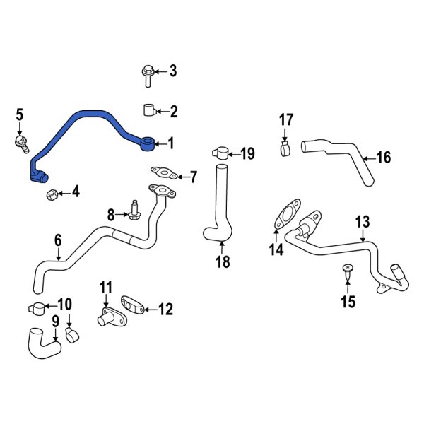 Turbocharger Oil Line