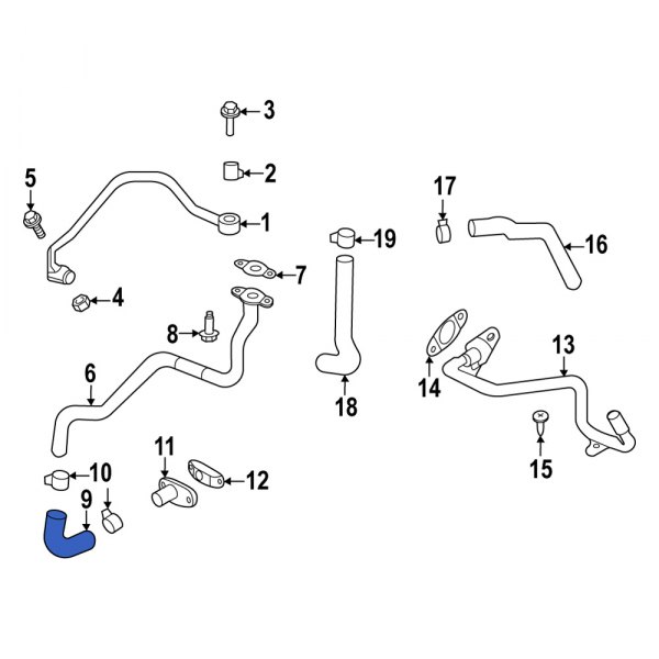 Turbocharger Oil Line