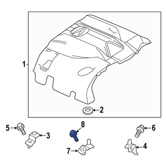 Acura OE - Left Engine Cover Bolt