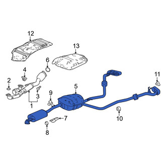 Acura OE - Exhaust Muffler