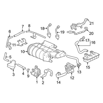 Acura OE - Emission System - Emission Components (3.0L)