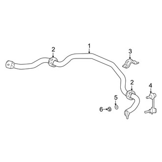 Acura OE - Front Suspension - Stabilizer Bar & Components
