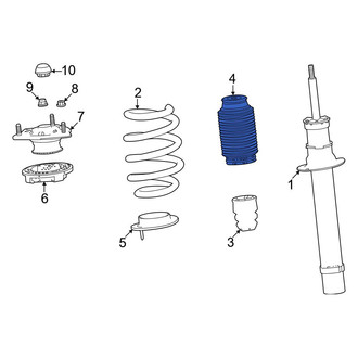 Acura OE - Front Suspension Strut Bellows
