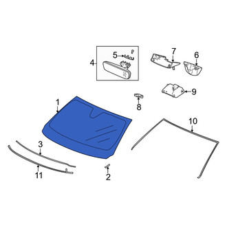 Acura OE - Front Windshield