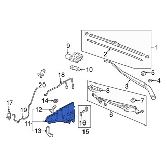 Acura OE - Washer Fluid Reservoir