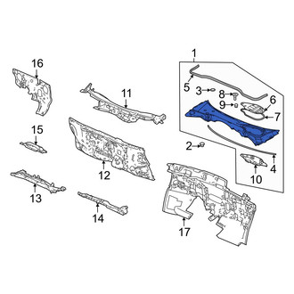 Acura OE - Front Cowl Cover
