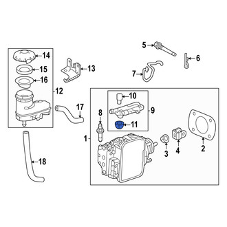 Acura OE - Brake Master Cylinder Reservoir Grommet