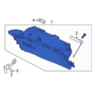 Acura OE - Front Glove Box Assembly