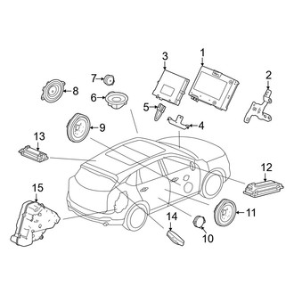 Acura OE - Instrument Panel - Sound System