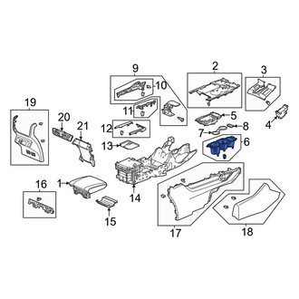 Acura OE - Console Cup Holder