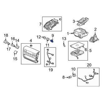 Acura OE - Rear Left 12 Volt Accessory Power Outlet
