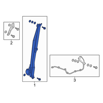 Acura OE - Center Right Seat Belt Lap and Shoulder Belt