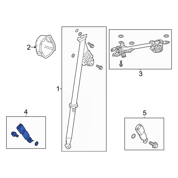 Seat Belt Receptacle