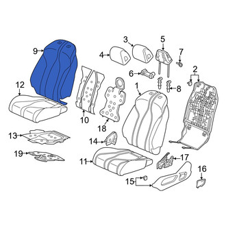 Acura OE - Center Left Seat Back Cushion Cover